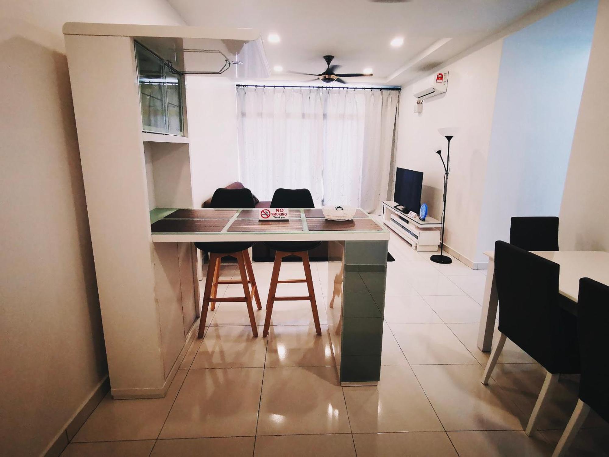 88 négyzetméteres, 2 hálószobás Apartman 2 fürdőszobával Ipoh területén Kültér fotó